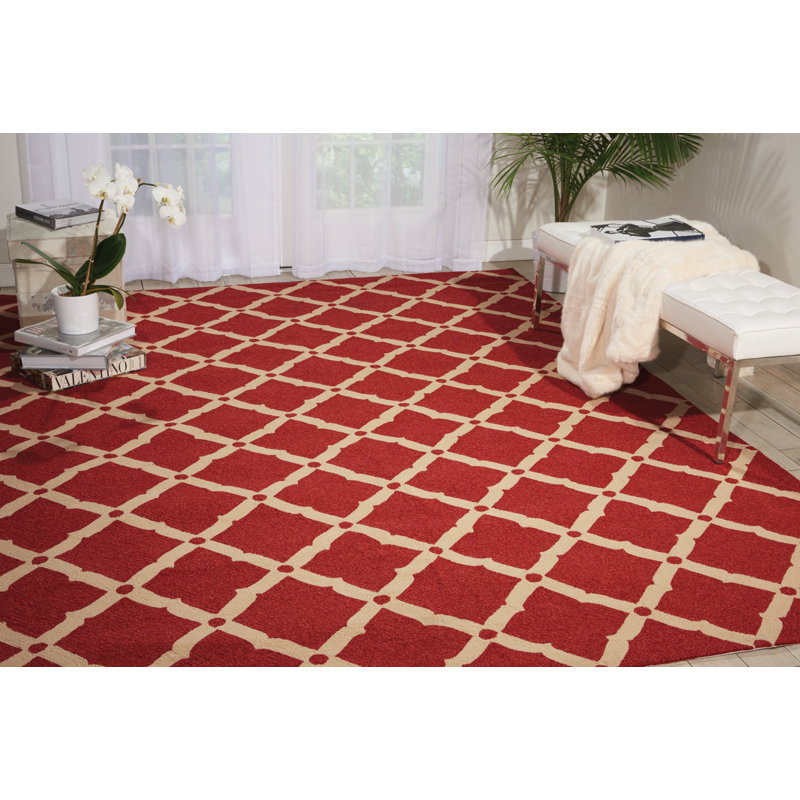 Oaknoll HandTufted Red Indoor/Outdoor Area Rug & Reviews Joss & Main